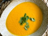 Velouté de carottes coco curry