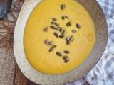 Velouté de panais, carotte, coco