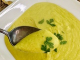 Velouté de poireaux au curry