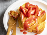 Brioche aux fraises façon pain perdu