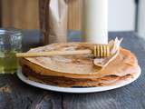 Crêpes à la farine de châtaigne (sans gluten ni produits laitiers)