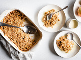 Crumble aux pommes au Thermomix {le grand classique, version plus saine !}