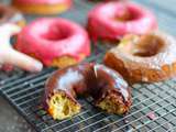 Donuts {cuits au four, avec 4 propositions d’enrobage et une variante sans gluten !}