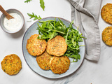 Petites galettes de quinoa, chèvre et courgette