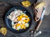 Poulet au Maroilles et à la courge {plat tout en un}