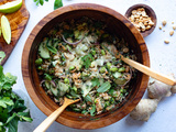 Salade de riz croustillant