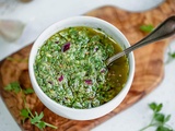 Sauce chimichurri {le secret des bbq réussis !}