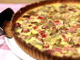 Tarte à la rhubarbe (sans gluten)