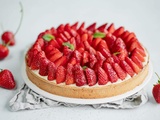 Tarte aux fraises du pâtissier {un délice printanier}