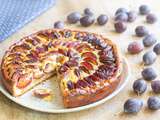 Tarte aux prunes à l’alsacienne {à pâte briochée !}