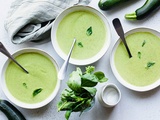 Velouté de courgette {rapide, léger et onctueux}