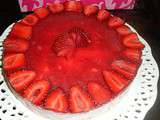 Bavarois aux fraises