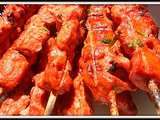 Brochettes de dinde Tandoori