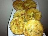 Petites quiches aux 3 fromages