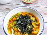 Jang Kalguksu / Nouilles coréennes épicées végétariennes / 장칼국수