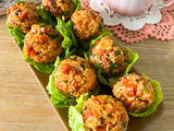 Spicy Spam Jumeokbap / Boule de riz piquantes au spam / 스팸주먹밥