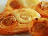 Mini palmier à la tomate et au fromage