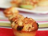 Muffins vanille, crumble de chocolat au lait {ronde interblog}