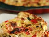 Quiche aux légumes sans pâte {recette zone}