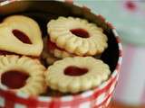 Sablés à la confiture de fraises {Cadeau gourmand}