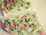 Tartines ppp (Petits pois / Pancetta)