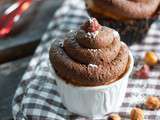 Cupcakes {vegan} carotte, noisette et chocolat