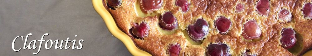 Recettes de Clafoutis