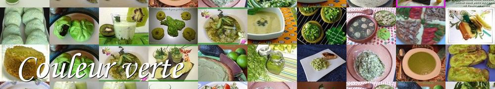 Recettes de Couleur verte