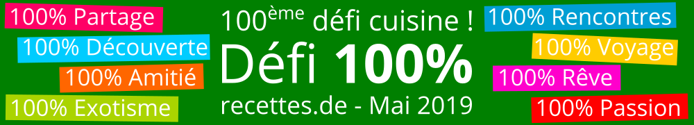 Recettes de Defi 100 Pour Cent