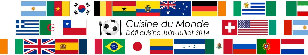 Recettes de Défi - Cuisine du monde