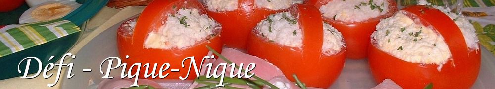 Recettes de Défi - Pique-Nique