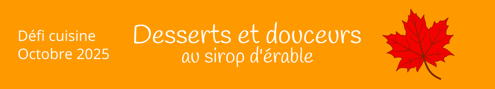 Recettes de Defi Sirop D Erable