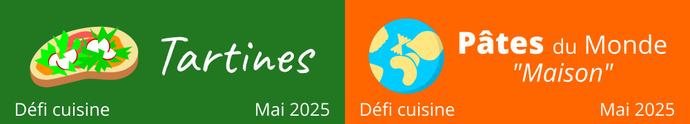 Recettes de Defis Cuisine Mai 2025