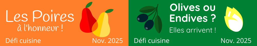 Recettes de Defis Cuisine Novembre 2025