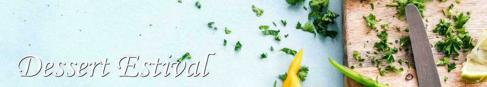 Recettes de Dessert Estival