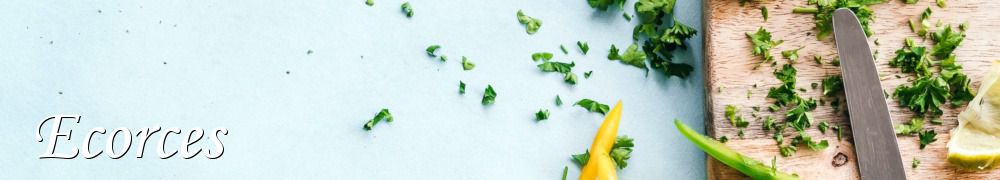 Recettes de Ecorces