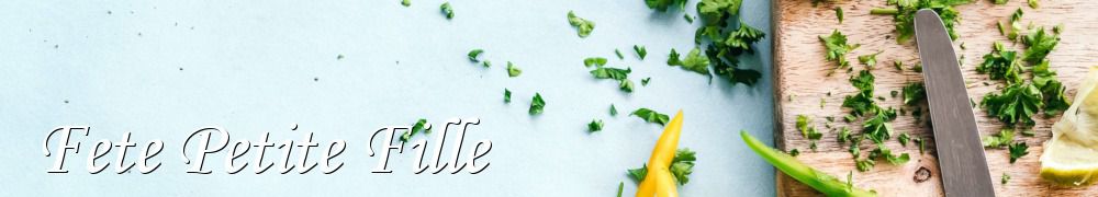 Recettes de Fete Petite Fille