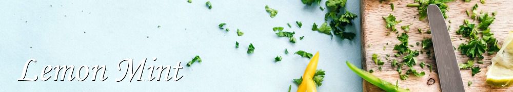 Recettes de Lemon Mint