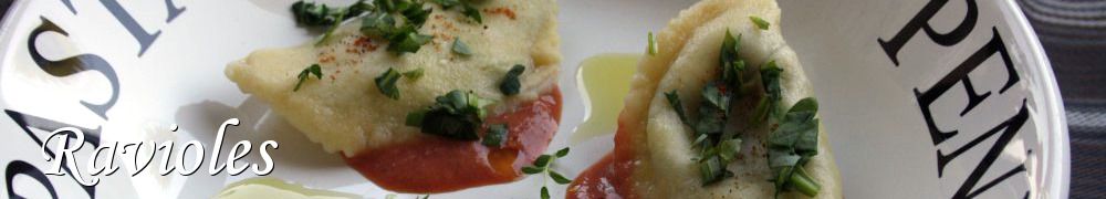 Recettes de Ravioles