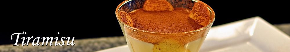 Recettes de Tiramisu